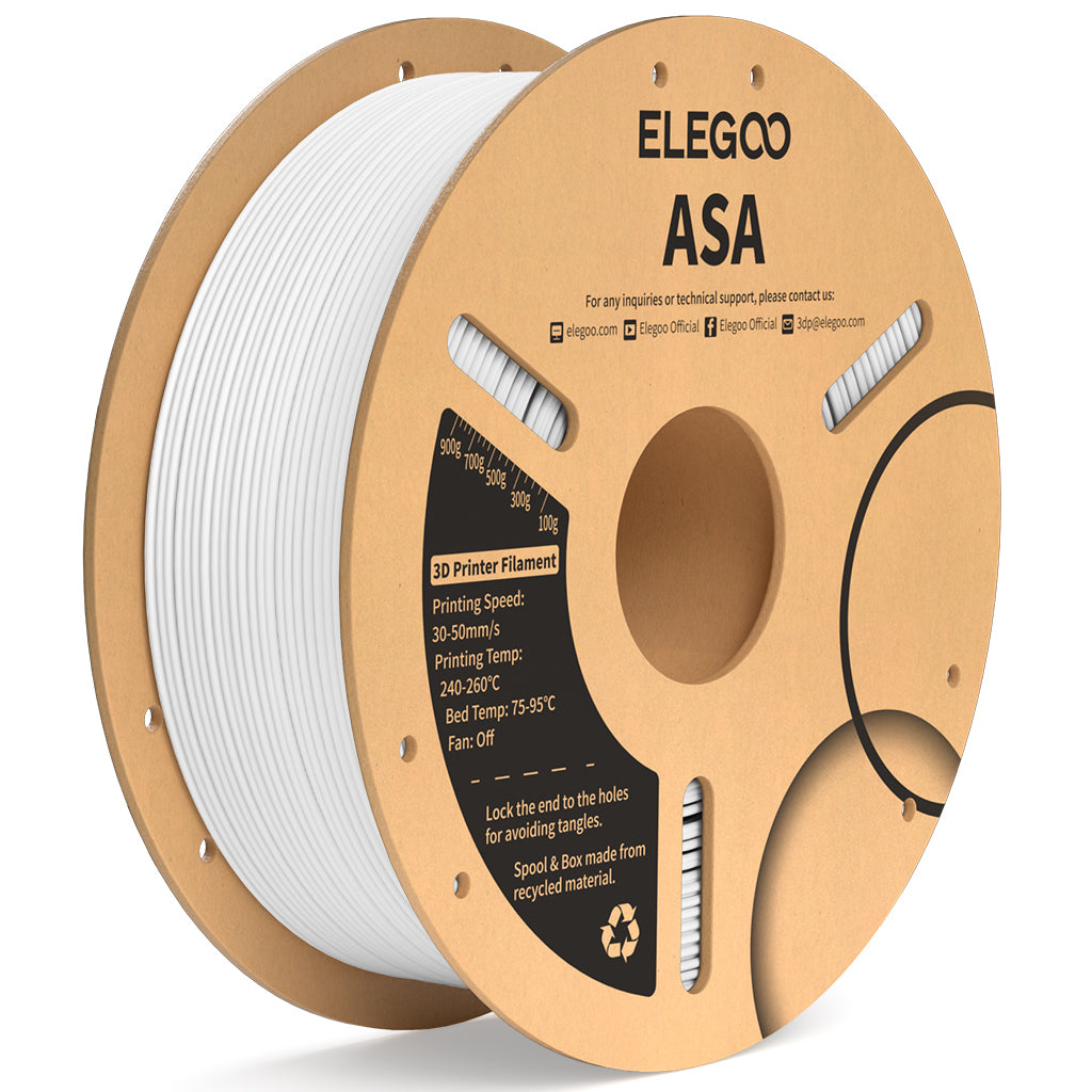 ELEGOO ASA Filament 1.75mm Colored 1KG – ELEGOO Official