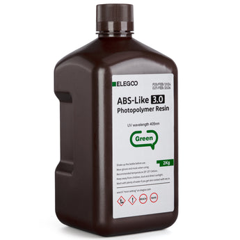 ELEGOO ABS Like 3.0 Photopolymer Resin 2KG Green