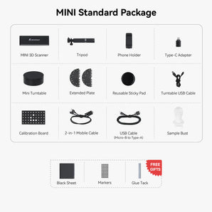 Mini 3D Scanner + Mars 4 Ultra 3D Printer