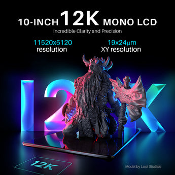 10 Inch 12K Mono LCD