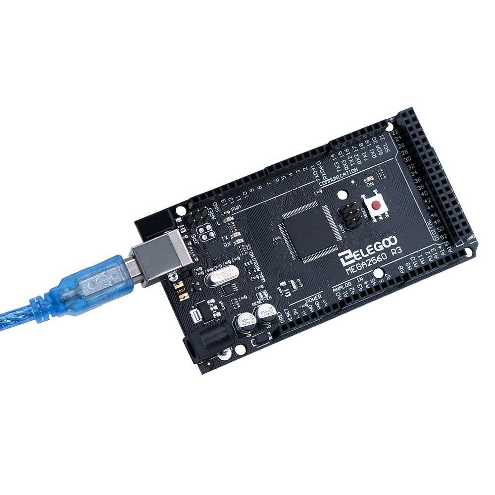 ELEGOO MEGA 2560 R3 Board with USB Cable Compatible with Arduino IDE Arduino STEM Kits elegoo-shop
