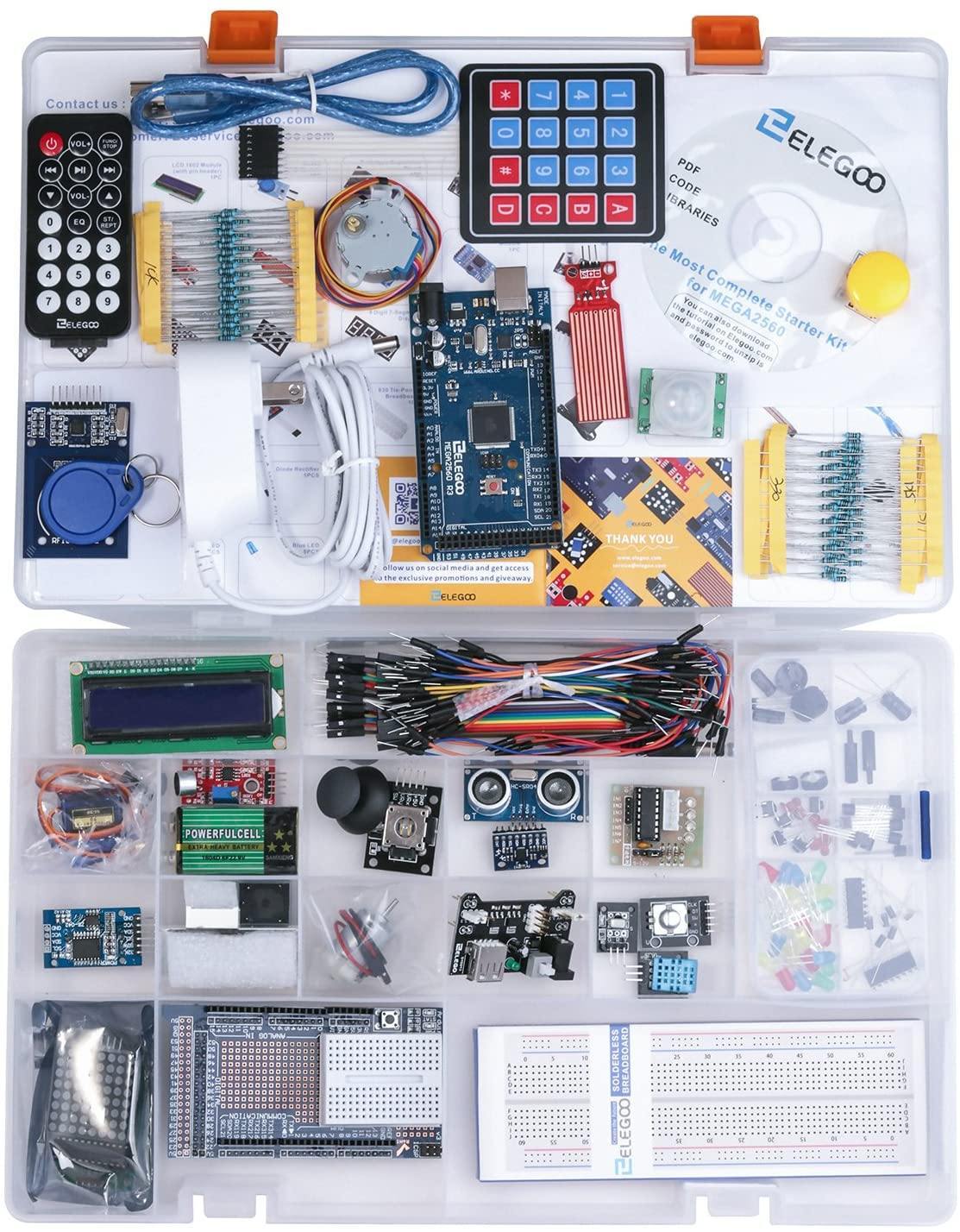 ELEGOO Mega 2560 The Most Complete Starter Kit Compatible with Arduino IDE Arduino STEM Kits elegoo-shop