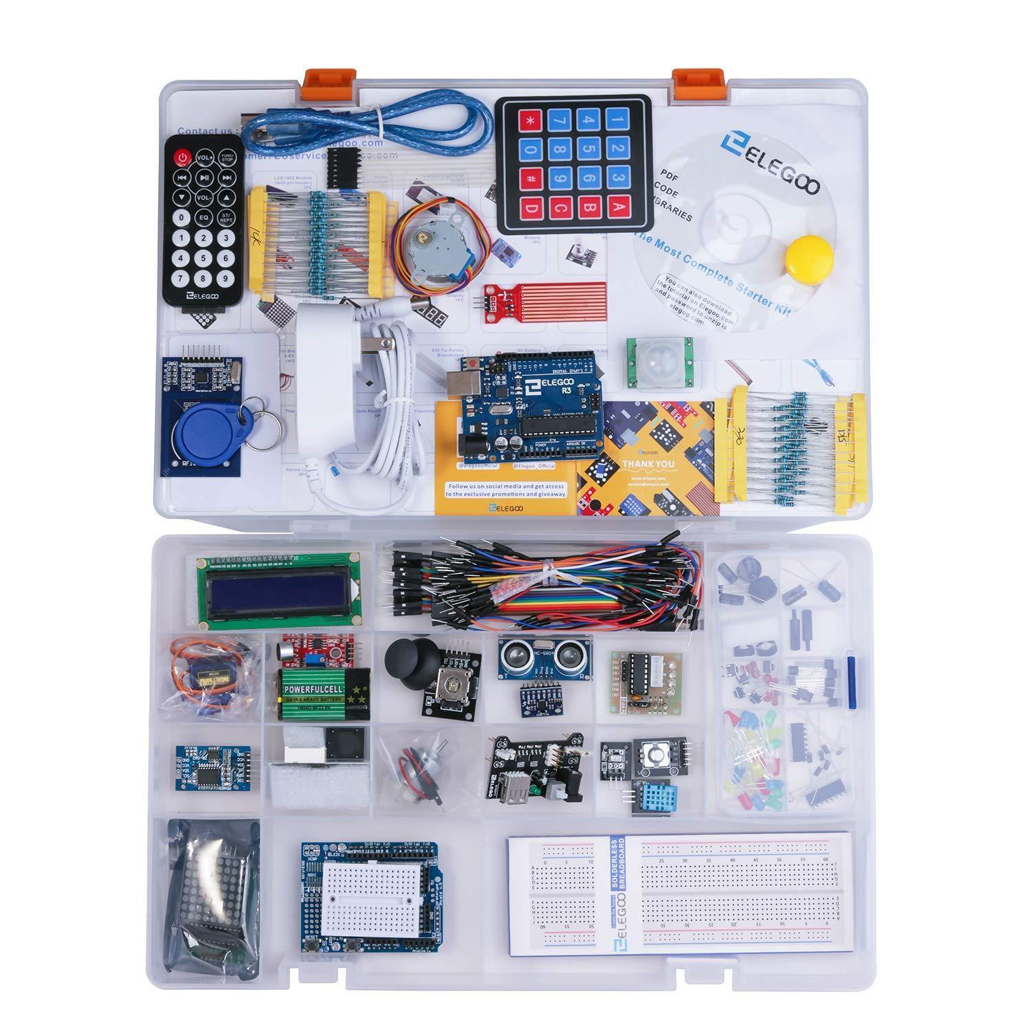 ELEGOO UNO R3 Most Complete Starter Kit Compatible with Arduino IDE Arduino STEM Kits elegoo-shop