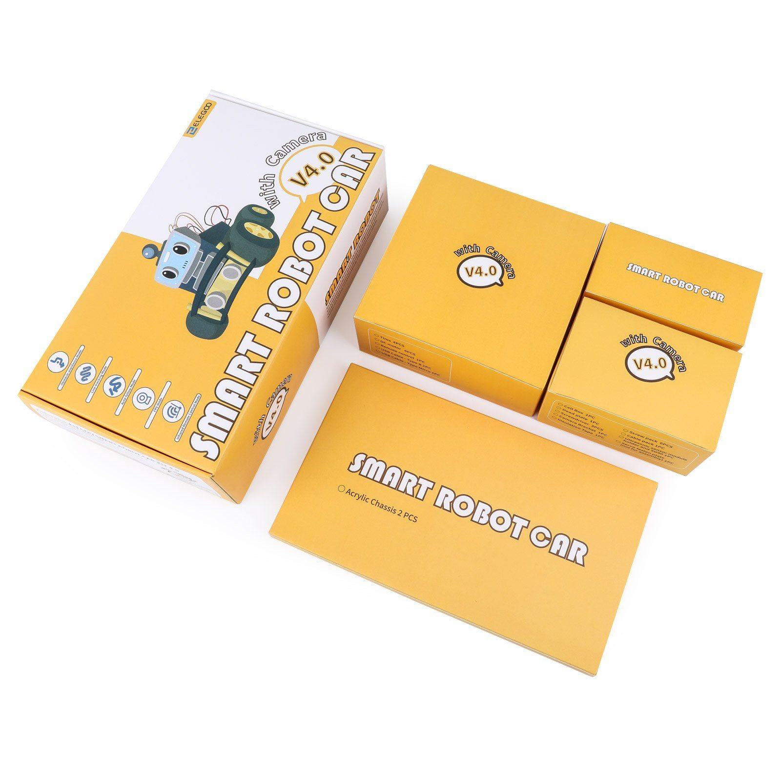 ELEGOO UNO R3 Project Smart Robot Car Kit V 4.0 (with Camera) Arduino STEM Kits elegoo-shop