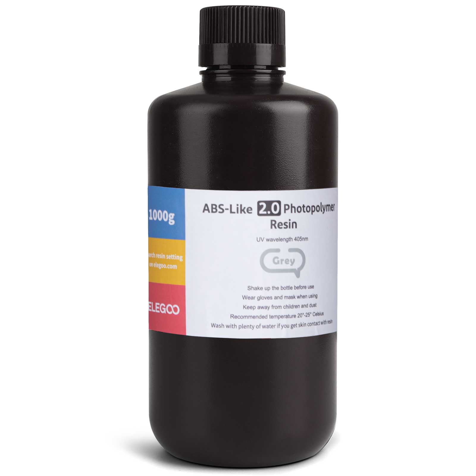 【Pre-order】ELEGOO ABS-like Resin 2.0 1000G 3D Photopolymer Resin ELEGOO