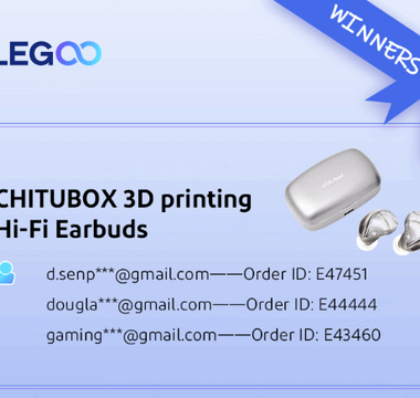 Black Friday Giveaway WINNERS LIST: 3 Earbuds & 15 CHITUBOX Pro 1-Year Trial License