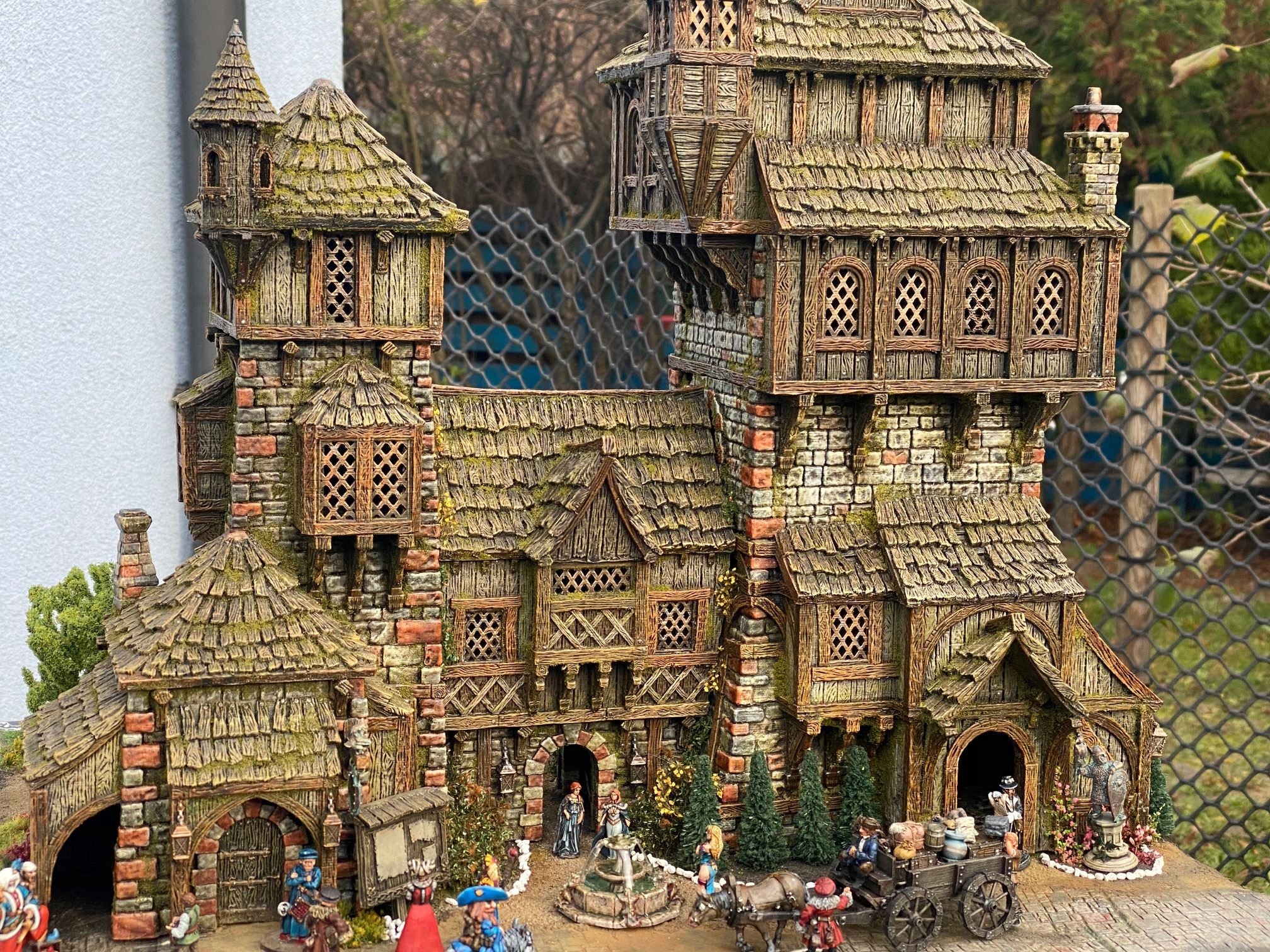 ELEGOO Established Sponsorship with Kuba Sawicki to build a giant Medieval Fantasy City tabletop scene