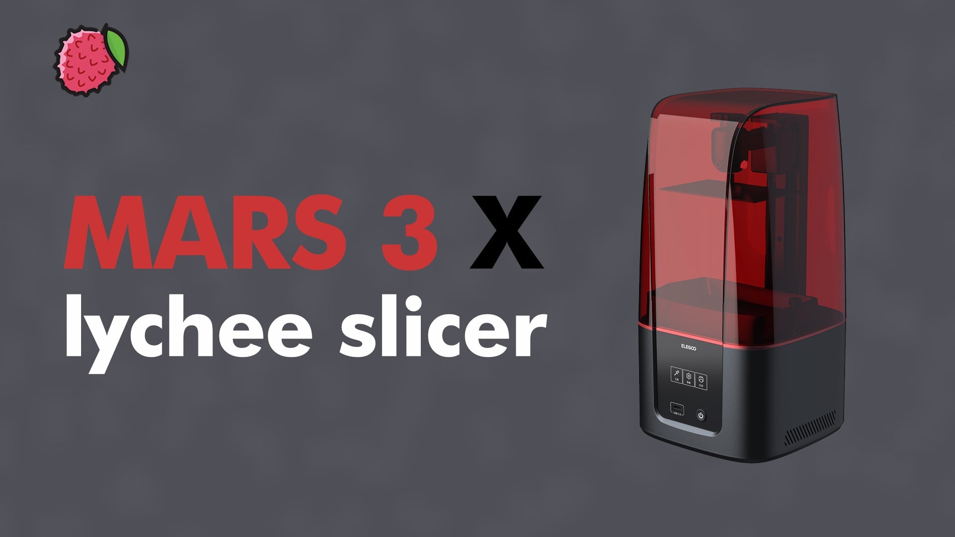 ELEGOO Mars 3 3D Printer supports the Lychee Slicer 3.6
