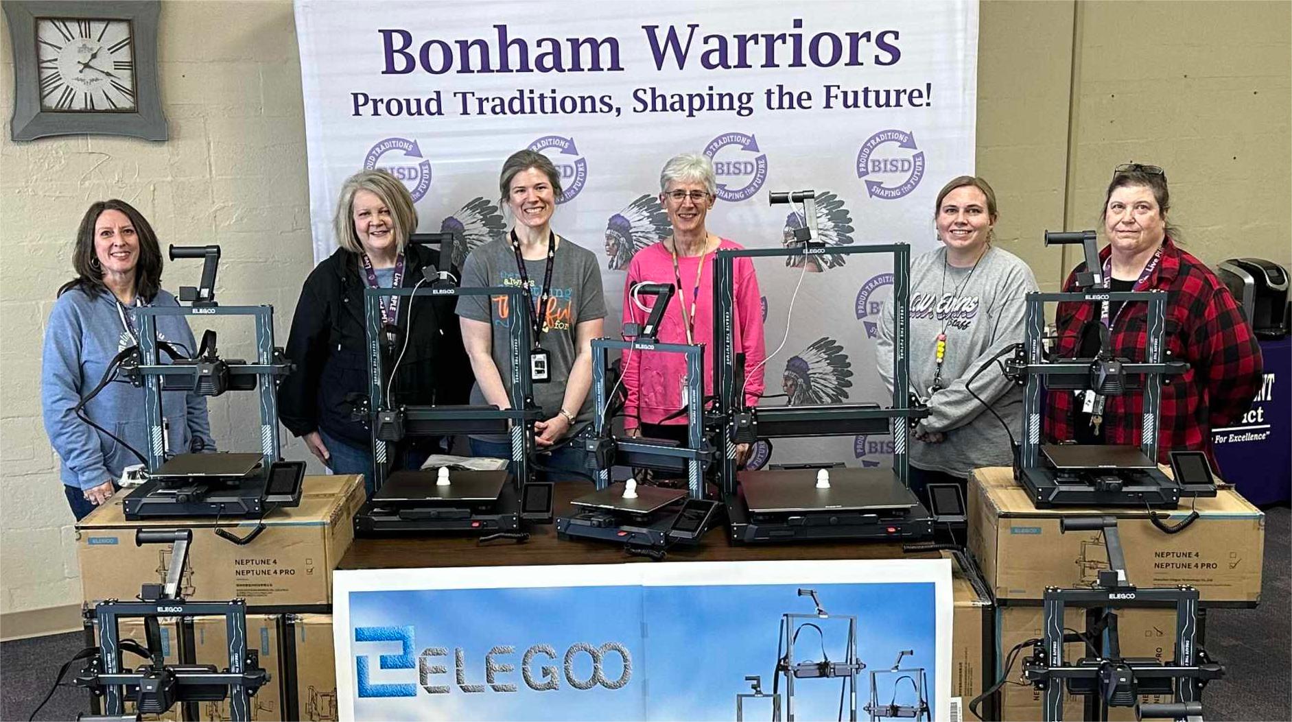 ELEGOO Established Sponsorship with Bonham District(Bonham ISD) in Texas, USA