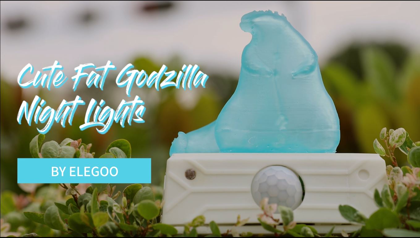 Tutorial: 3D Printed Fat Godzilla Night Light Based on Arduino Nano
