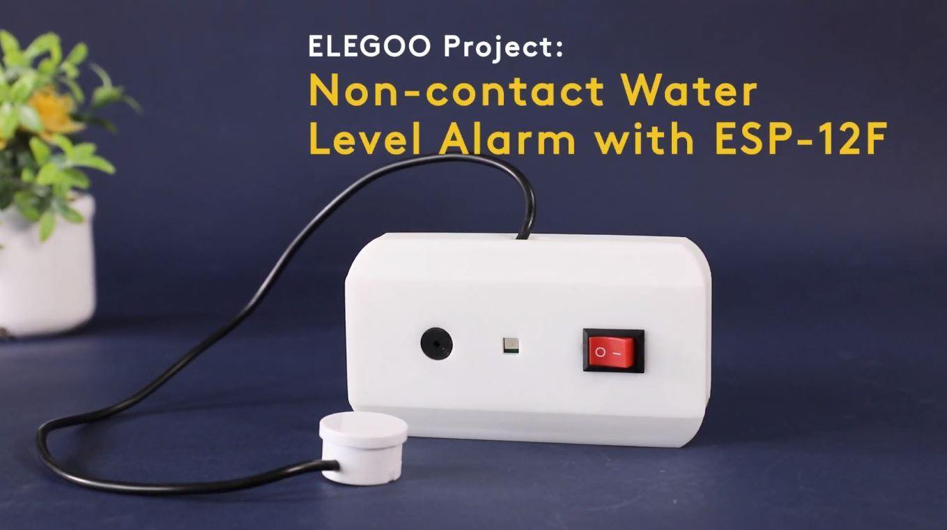 Tutorial: 3D Printed Non contact Water Level Alarm with ESP 12F