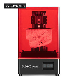 pre-owned elegoo saturn resin 3d printer