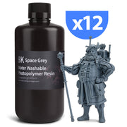 8K Water-Washable Resin Grey 12KG