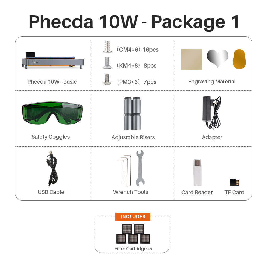Phecda 10W Package1