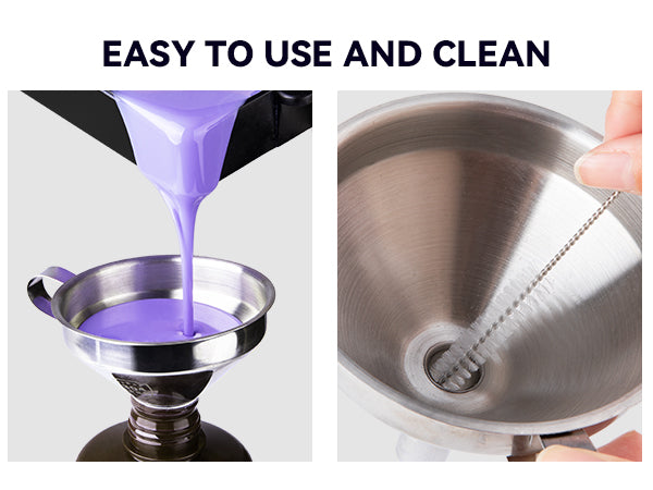 ELEGOO 3D Stainless Steel Funnel Easy To Use And Clean
