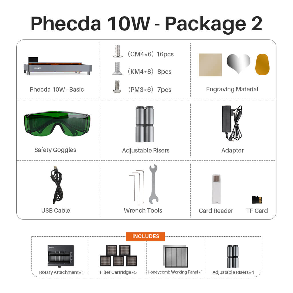 Phecda 10W Package2