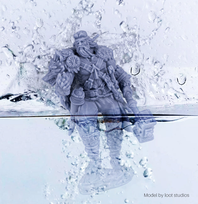 ELEGOO 8K Waterwashable Photopolymer Resin Space Grey 1KG ELEGOO