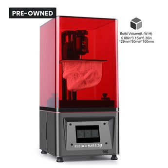pre-owned elegoo mars 2 pro resin 3d printer