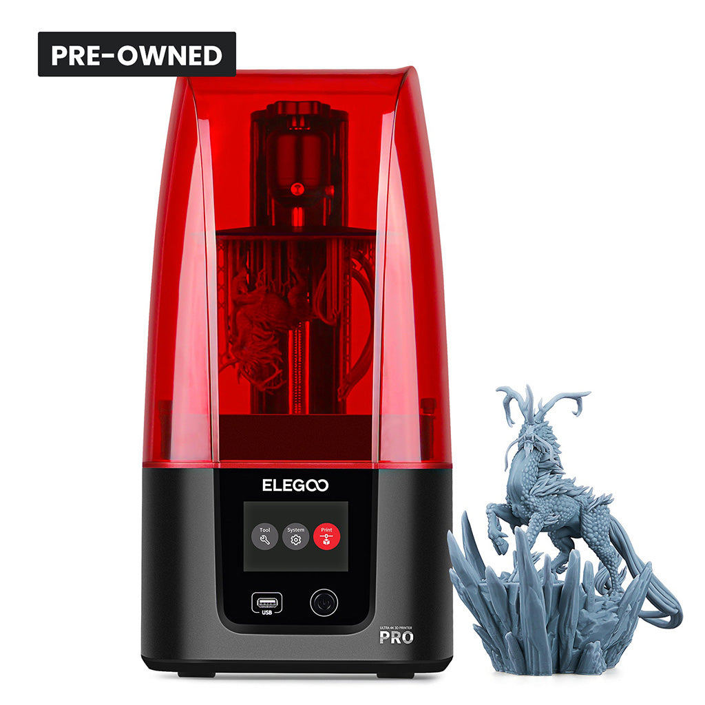 pre-owned elegoo mars 3 pro resin 3d printer
