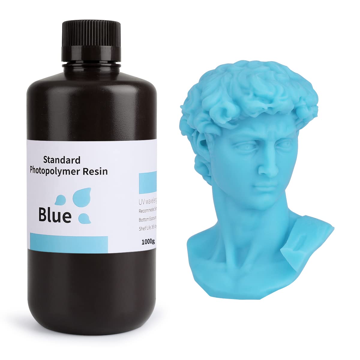 ELEGOO Standard Photopolymer Resin 1000g Blue