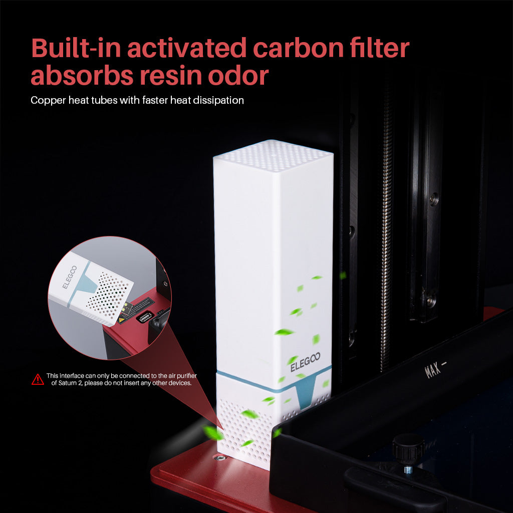 Built-in Activated Carbon Filter