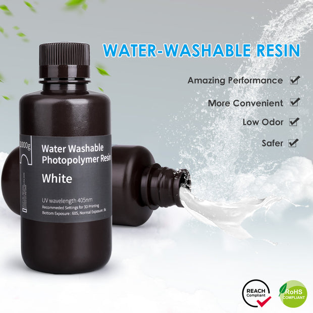 【UK Only】Water-washable Resin White 1KG