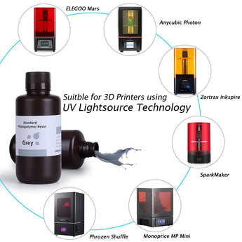 ELEGOO Standard LCD UV-Curing Photopolymer Rapid Resin for 3D Printers 3D Printer Accessories elegoo-shop 