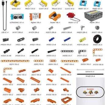 ELEGOO Building Block Car Robot Kit for Fun and STEM Learning Arduino STEM Kits elegoo-shop 