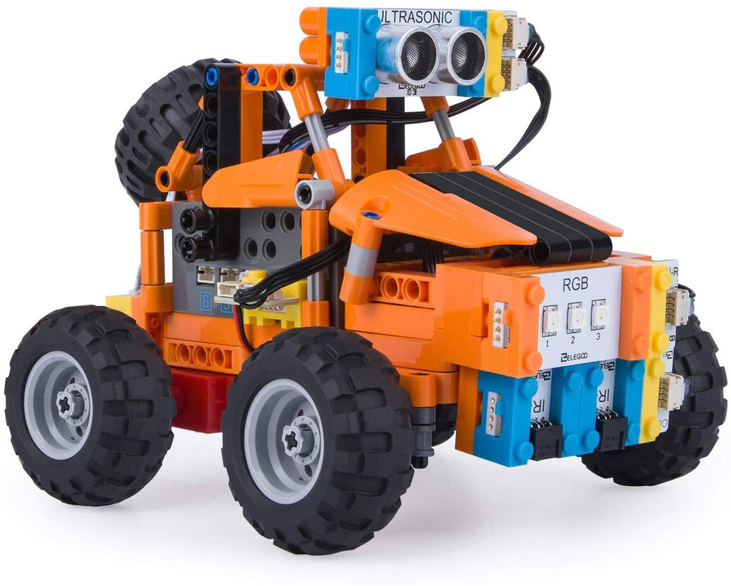 ELEGOO Building Block Car Robot Kit for Fun and STEM Learning Arduino ...