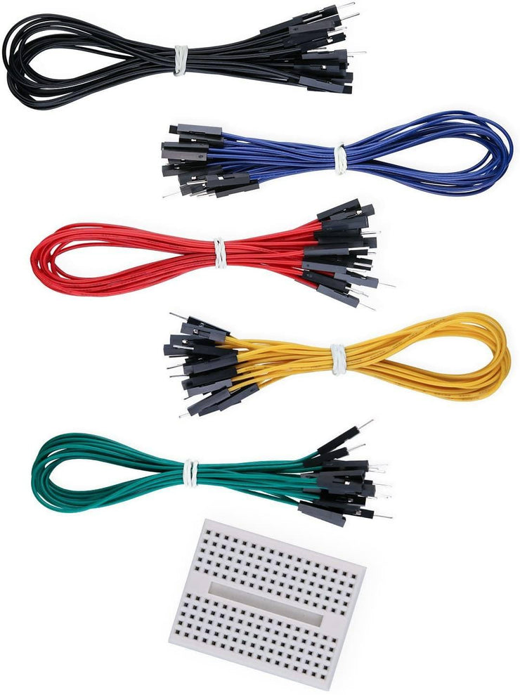 ELEGOO Jumper Wire Cable Male Female 200 mm Set of 50 and 170 Contacts Breadboard Arduino STEM Kits elegoo-shop 