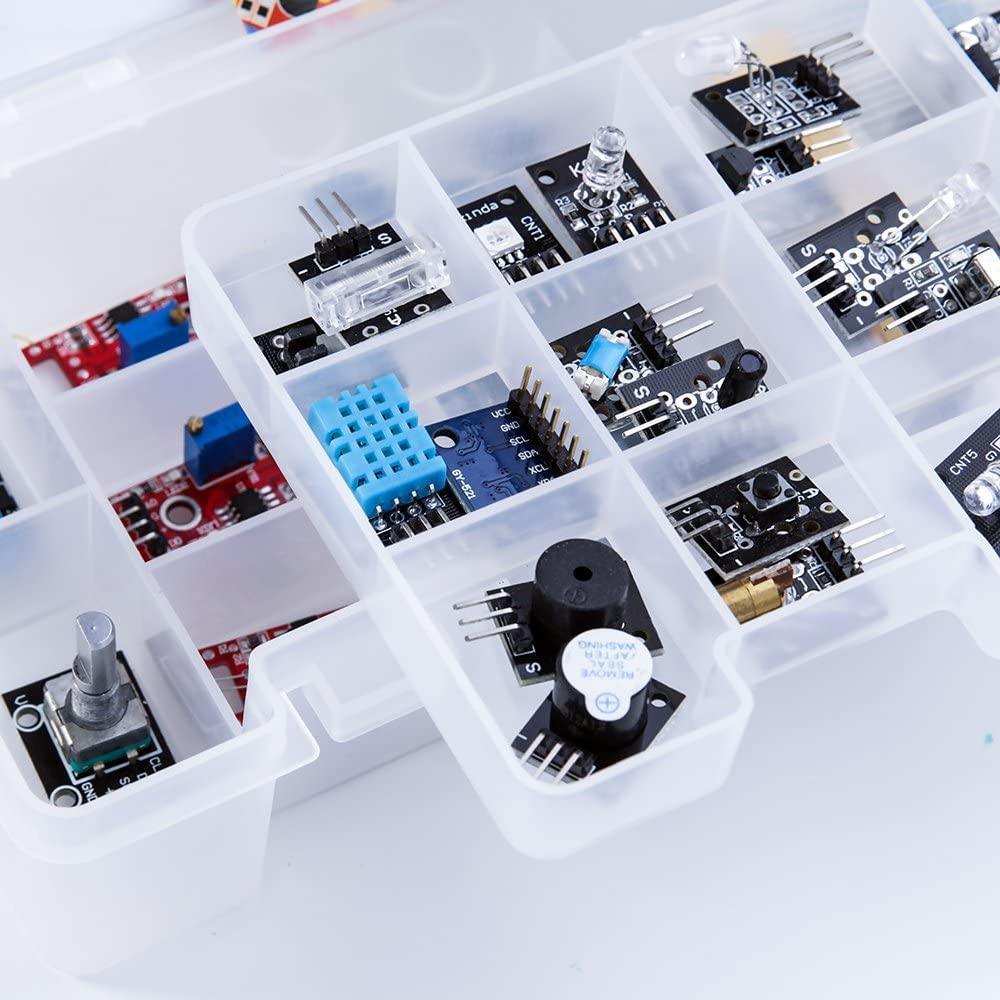 ELEGOO Upgraded 37 in 1 Sensor Modules Kit, Compatible with Arduino IDE Arduino STEM Kits elegoo-shop 