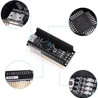 ELEGOO Upgraded Nano V3.0+ Compatible with Arduino IDE (x3) Arduino STEM Kits elegoo-shop 
